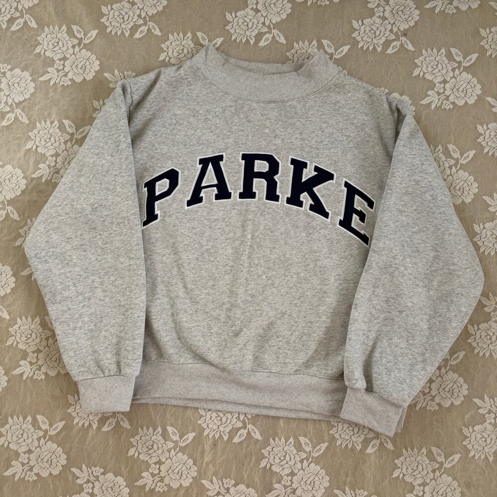 Parke Varsity Mock Neck Sweatshirt Size L/XL